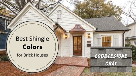 brick on metal house|brick and shingle combinations.